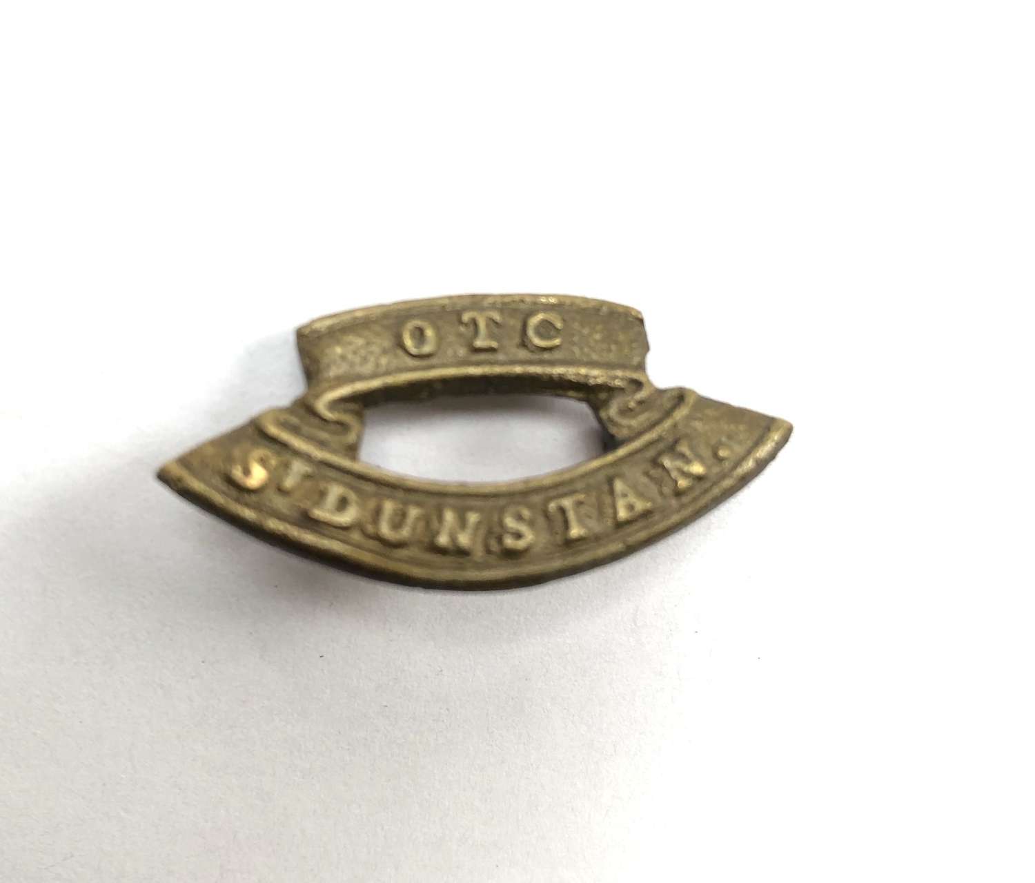 OTC / St. Dunstan shoulder title c1908-40