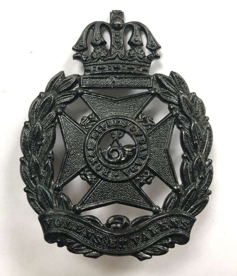 Canada. Royal Rifles of Canada cap badge c1928 by Scully, Montreal