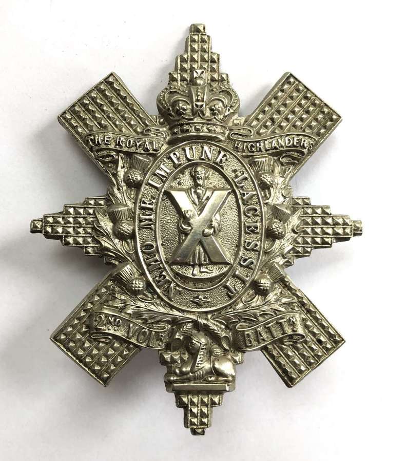 2nd VB Royal Highlanders, Black Watch Victorian glengarry badge