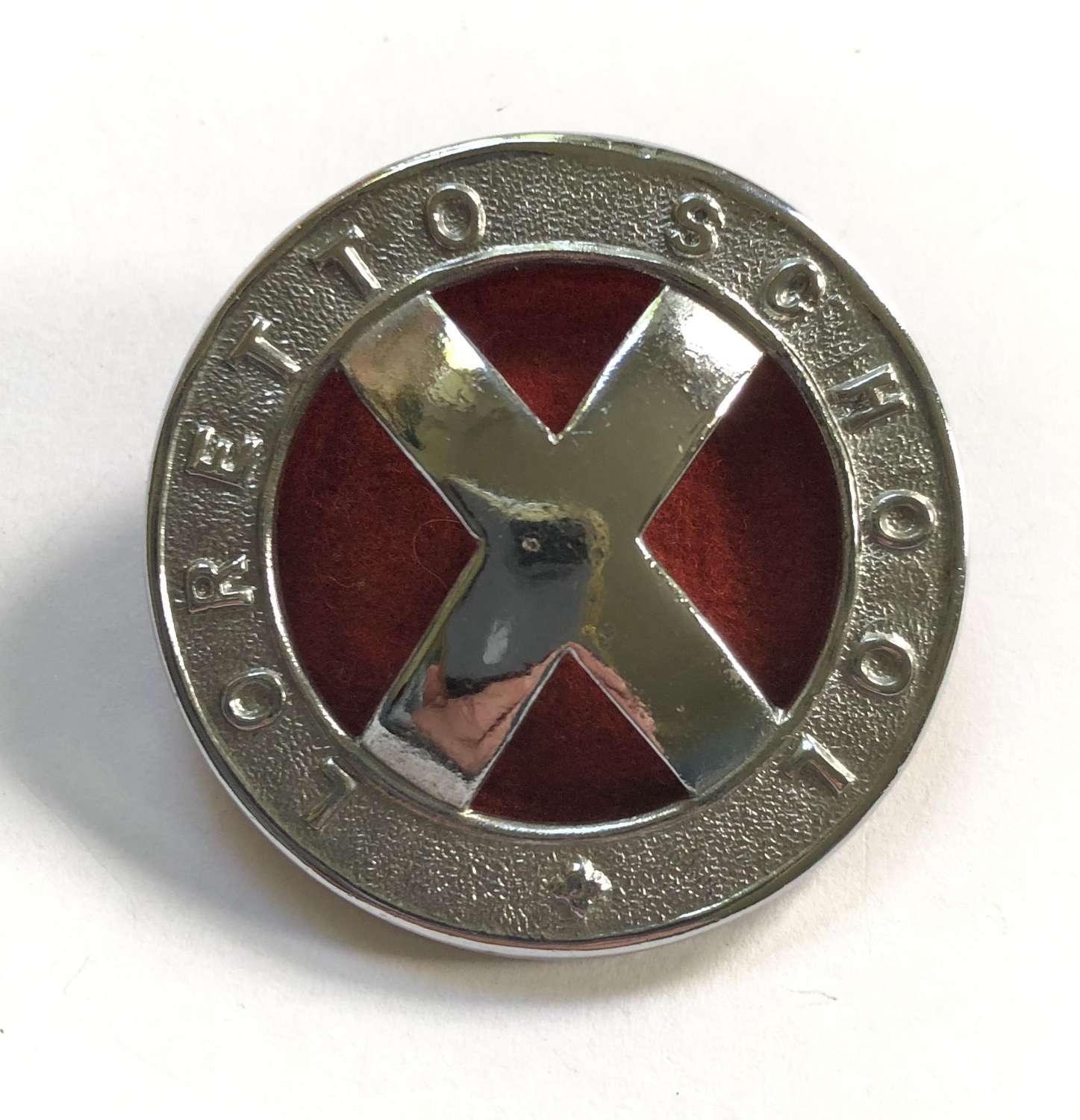 Loretto School CCF, Edinburgh glengarry/cap badge