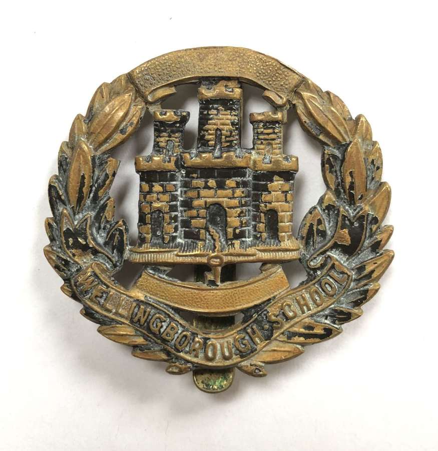 Wellingborough School OTC Northamptonshire cap badge