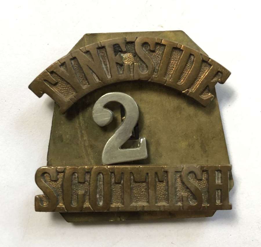 TYNESIDE / 2 / SCOTTISH Kitchener's Army WW1 shoulder title