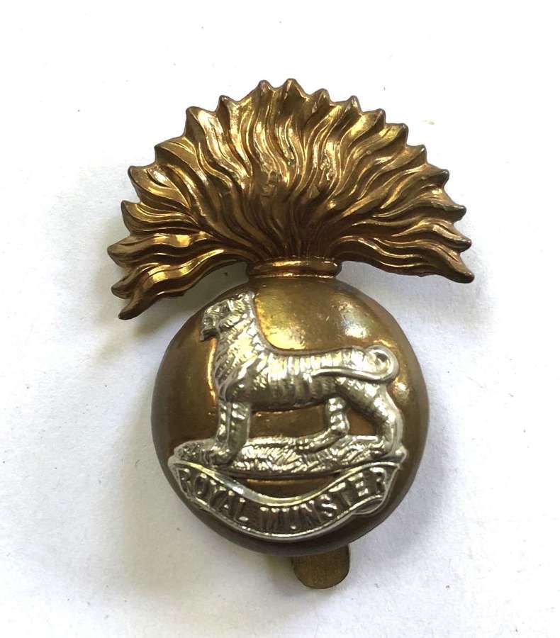 Irish Royal Munster Fusiliers cap badge c1896-1922