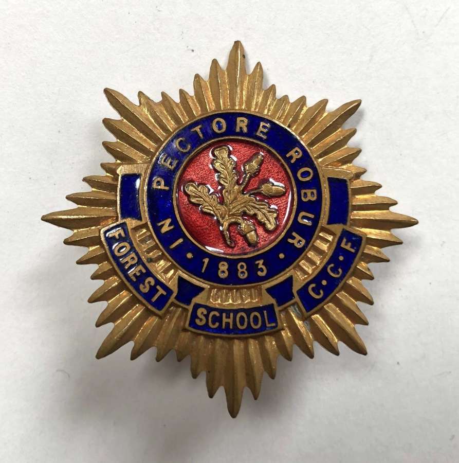 Forest School CCF, Walthamstow cap badge