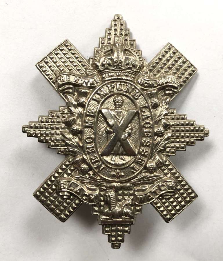 Scottish. Highland Cyclist Bn. TF glengarry badge circa 1909-19