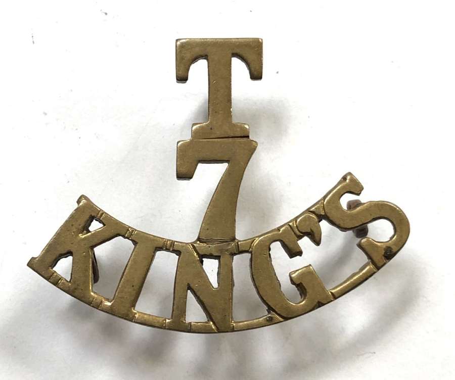 T / 7 / KING'S Liverpool shoulder title c1908-21