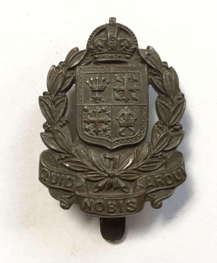 Kensington Volunteer Traing Corps  WW1 London VTC cap badge