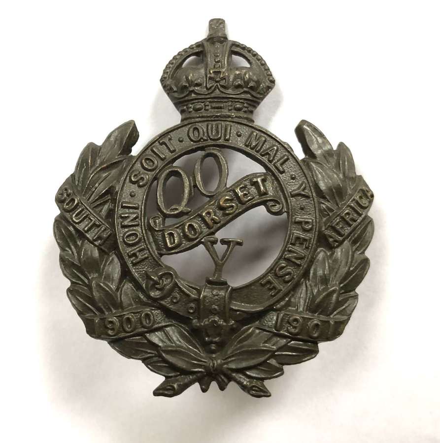 Queen's Own Dorset Yeomanry cap badge circa 1908-20