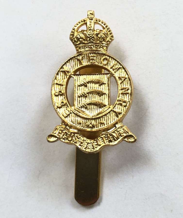 Essex Yeomanry King's Crown anodised beret badge by Timings