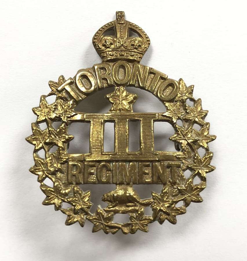 Canada. 3rd Bn (Toronto) WW1 CEF cap badge by Gaunt, London
