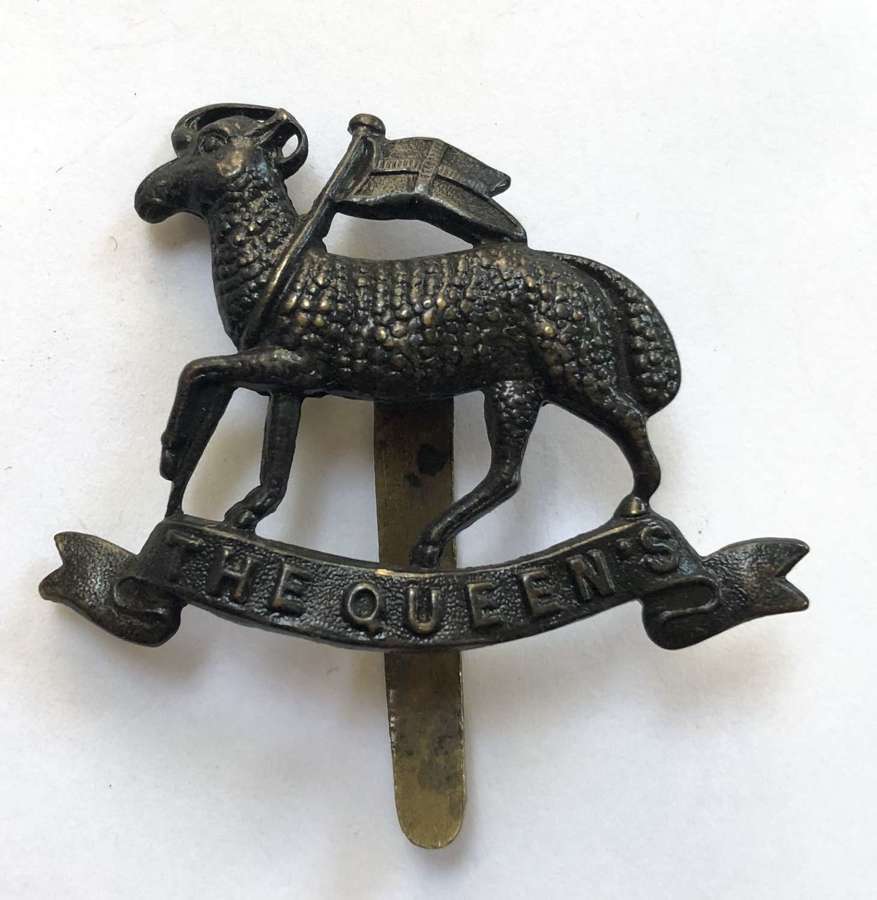 5th Bn. Queen’s Royal West Surrey Regiment cap badge c1908-20