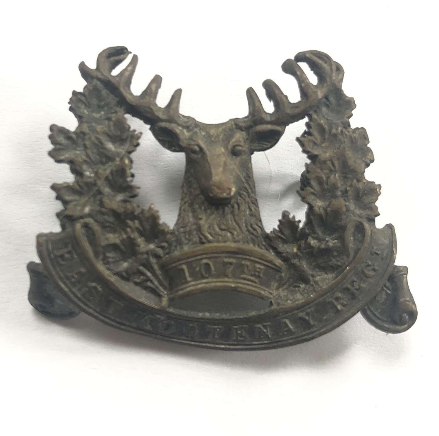 Canada. 107th East Kootenay Regiment pre WW1 cap badge
