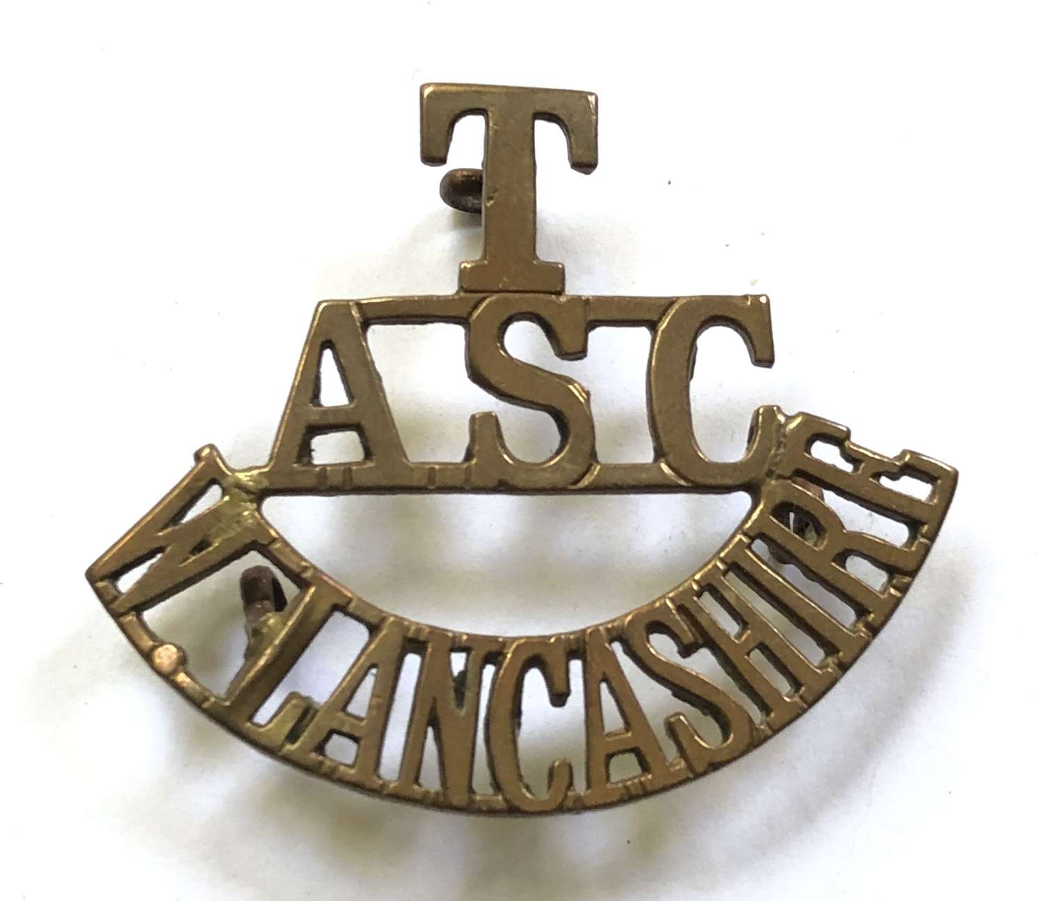 T / ASC / W.LANCASHIRE Army Service Corps Scottish shoulder title