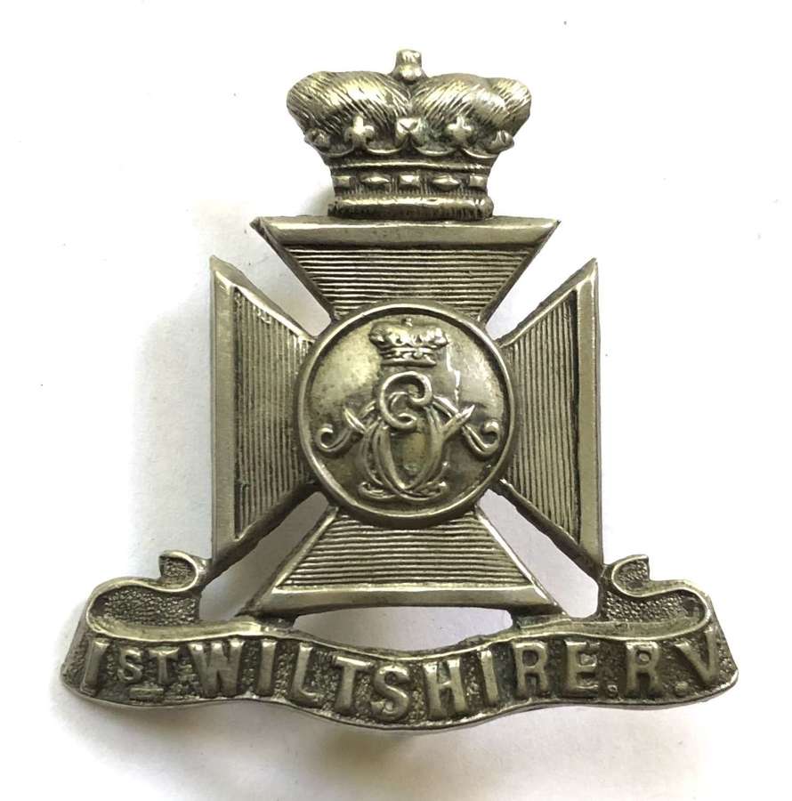 1st (Warminster) Wiltshire Rifle Volunteers Victorian cap badge