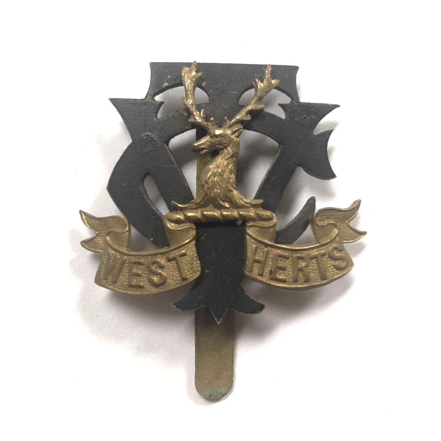 West Herts VTC WW1 cap badge