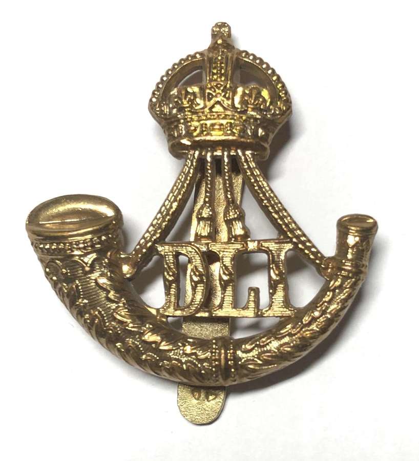 Durham Light Infantry brass cap badge