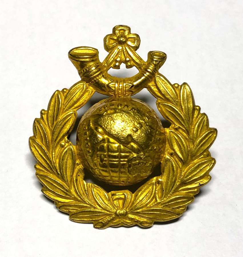 Royal Marines Light Infantry Staff and Colour Sergeant's cap badge