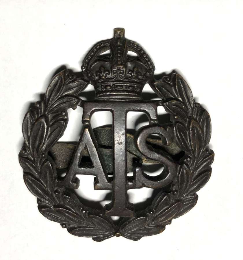 Auxiliary Territorial Corps (ATS) WW2 OSD bronze cap badge