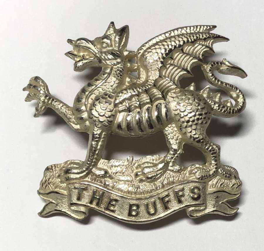 The Buffs Officer's cap badge.