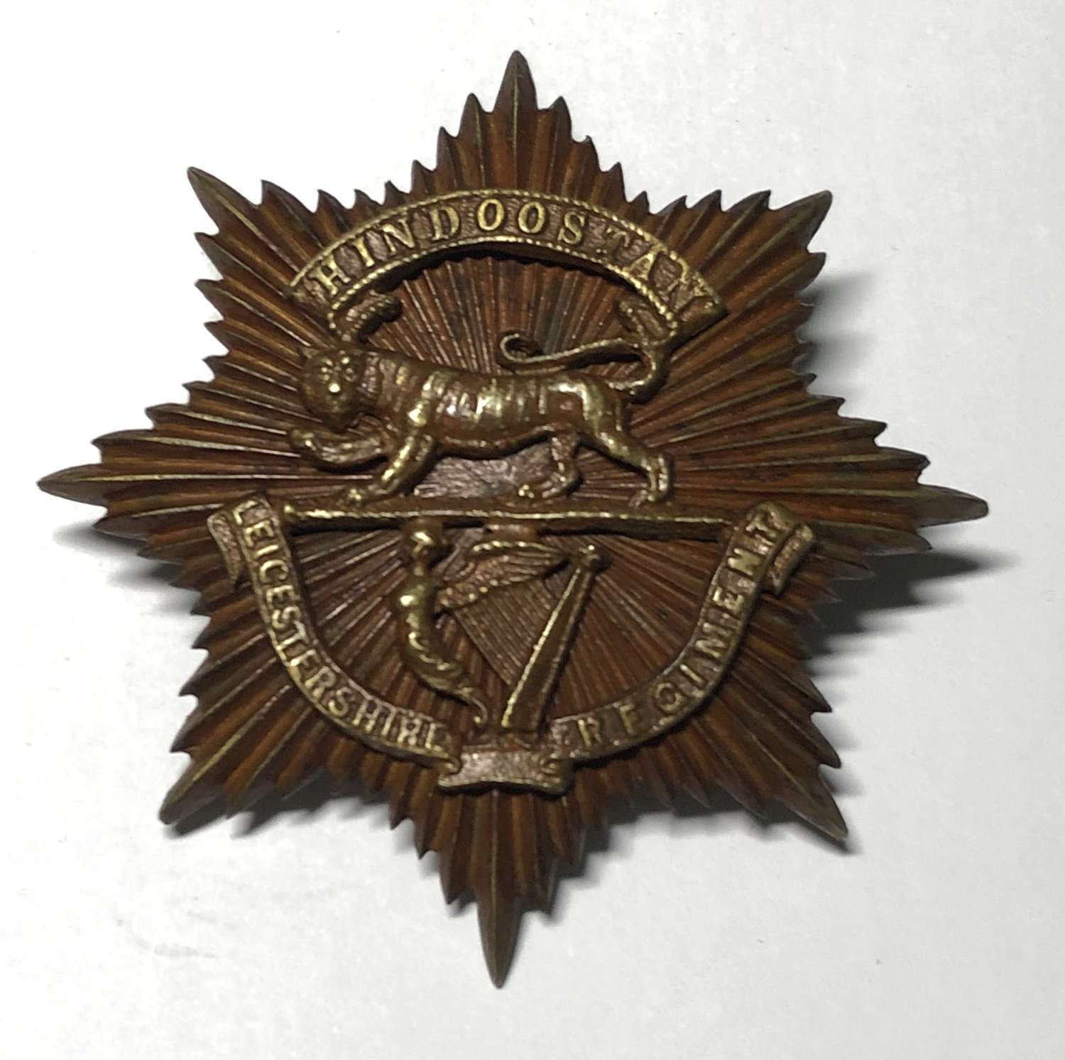 Leicestershire Regiment 1902 OSD cap badge