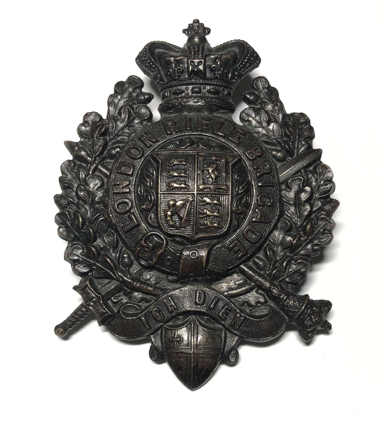London Rifle Brigade Victorian glengarry badge