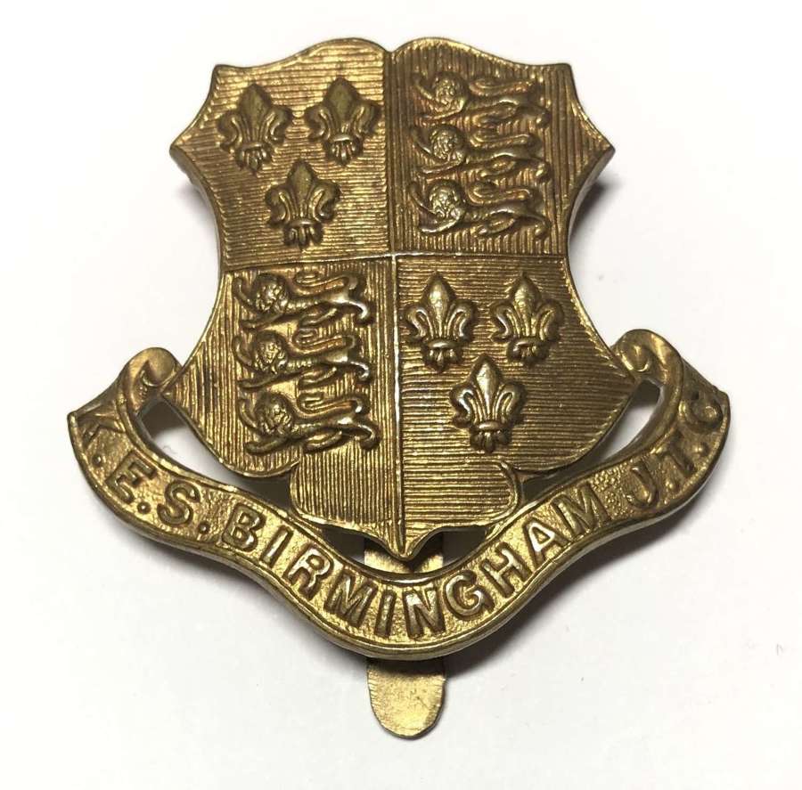 King Edward's School Birmingham JTC cap badge c1940-48