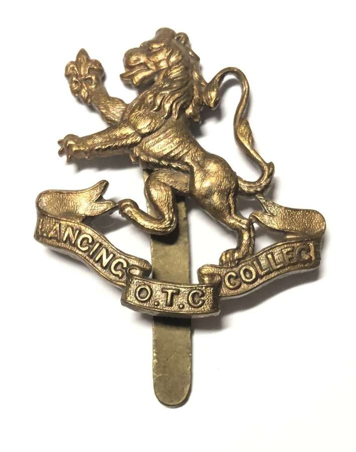 Lancing College OTC Sussex cap badge circa 1908-40