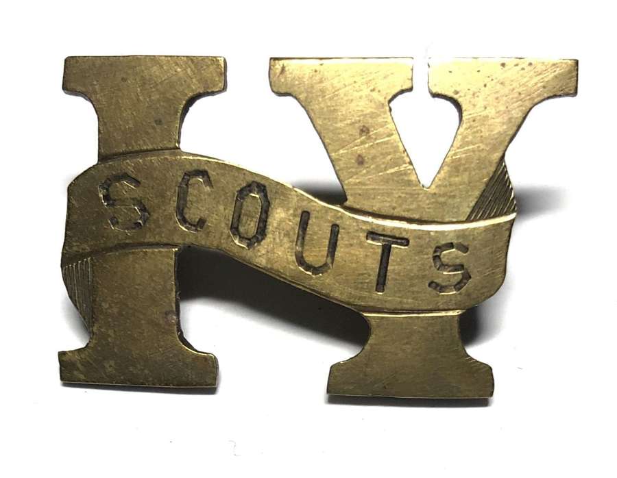 Imperial Yeomanry Scouts Boer War slouch hat badge