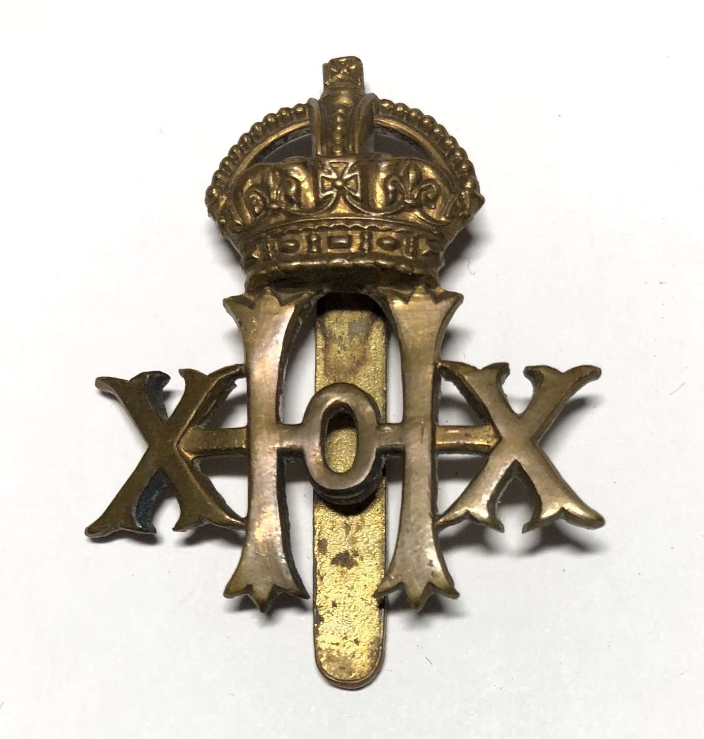 20th Hussars cap badge circa 1901-22