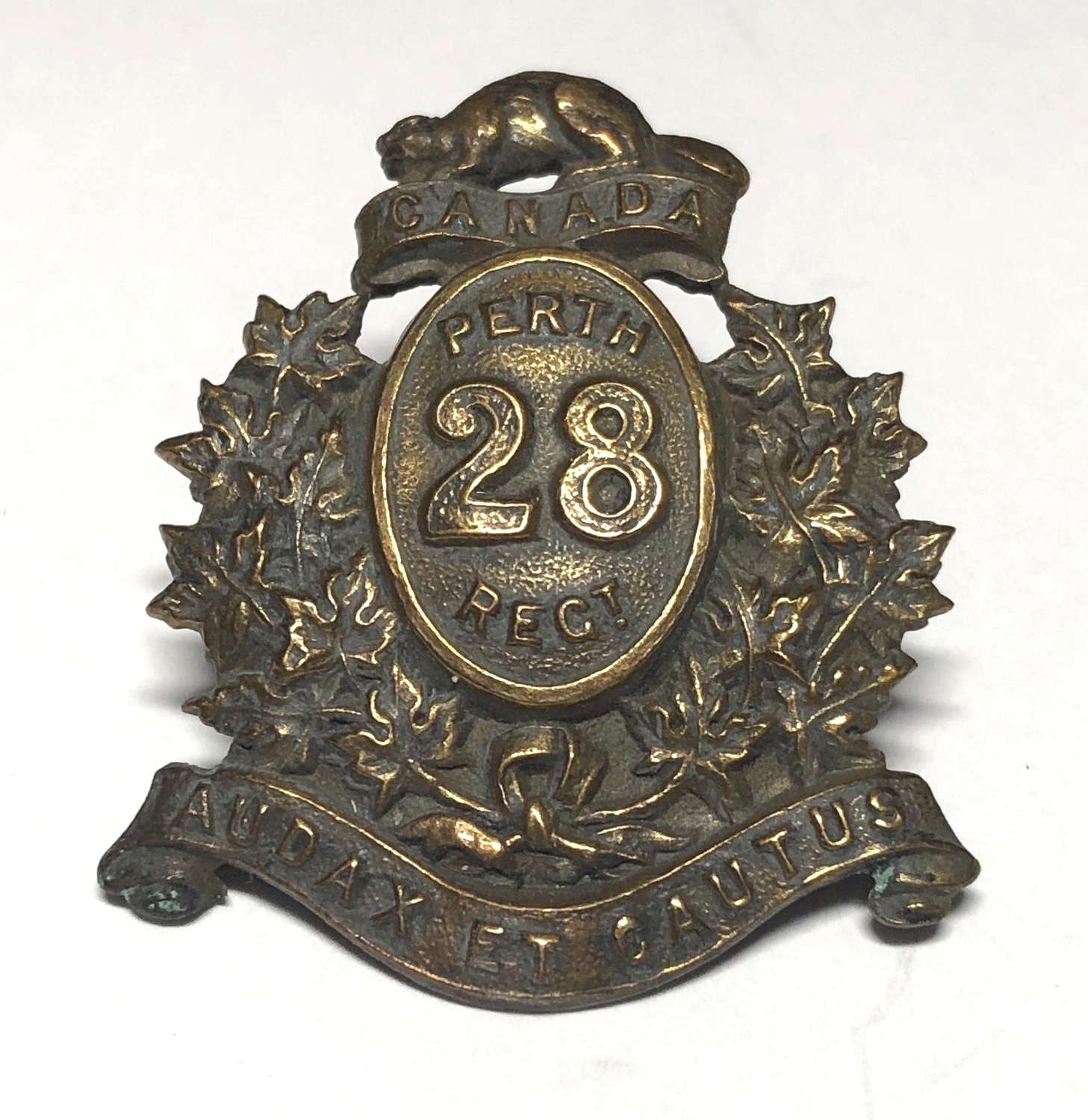 28th Perth Regiment of Canada cap badge c1900-14