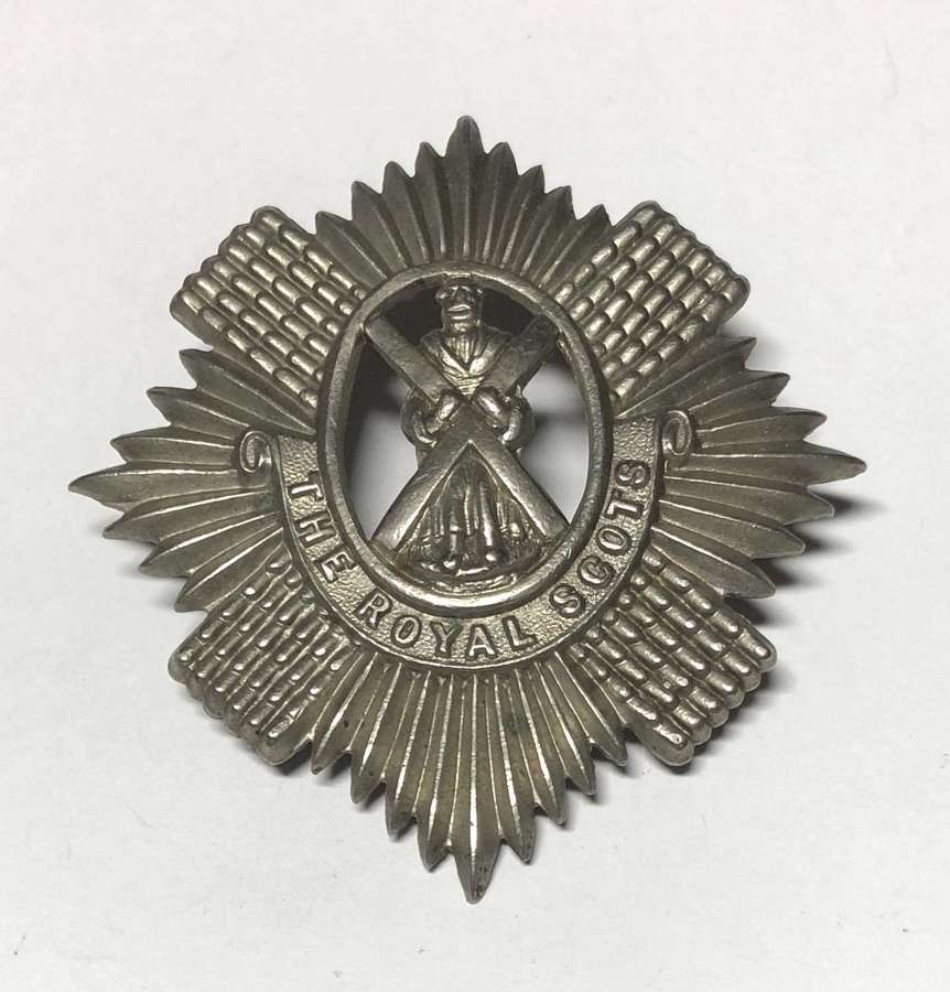 Royal Scots VB glengarry badge circa 1888-1908