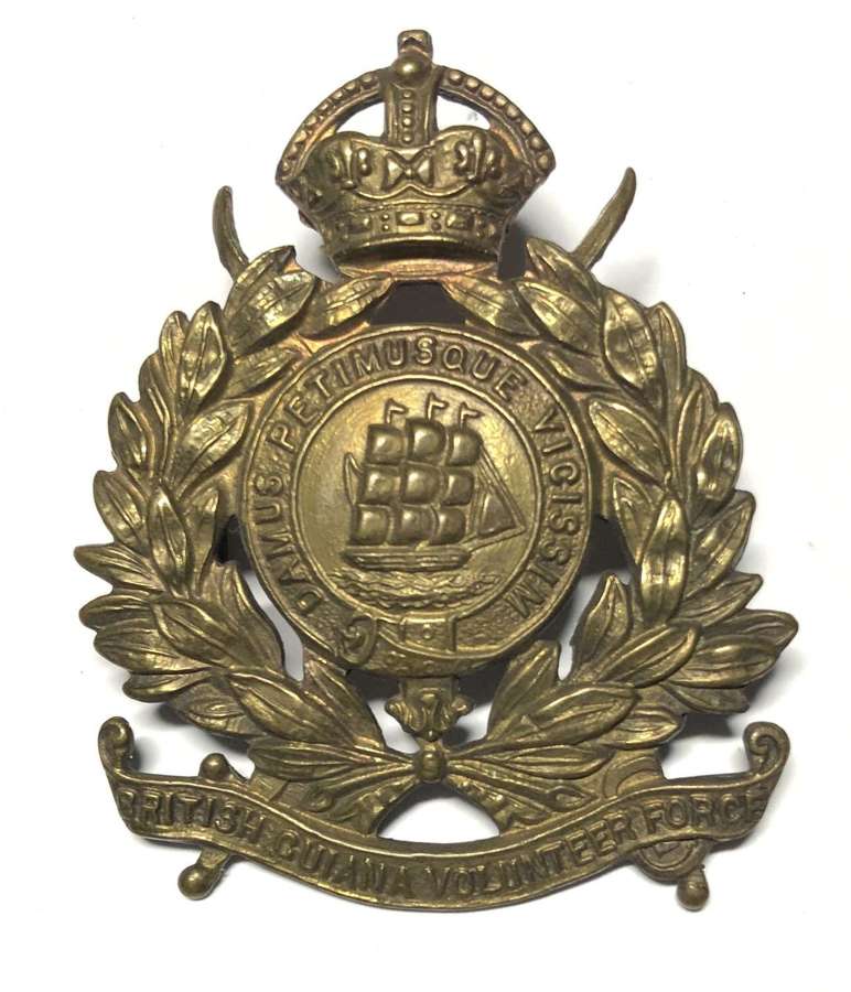 British Guiana Volunteer Force cap badge