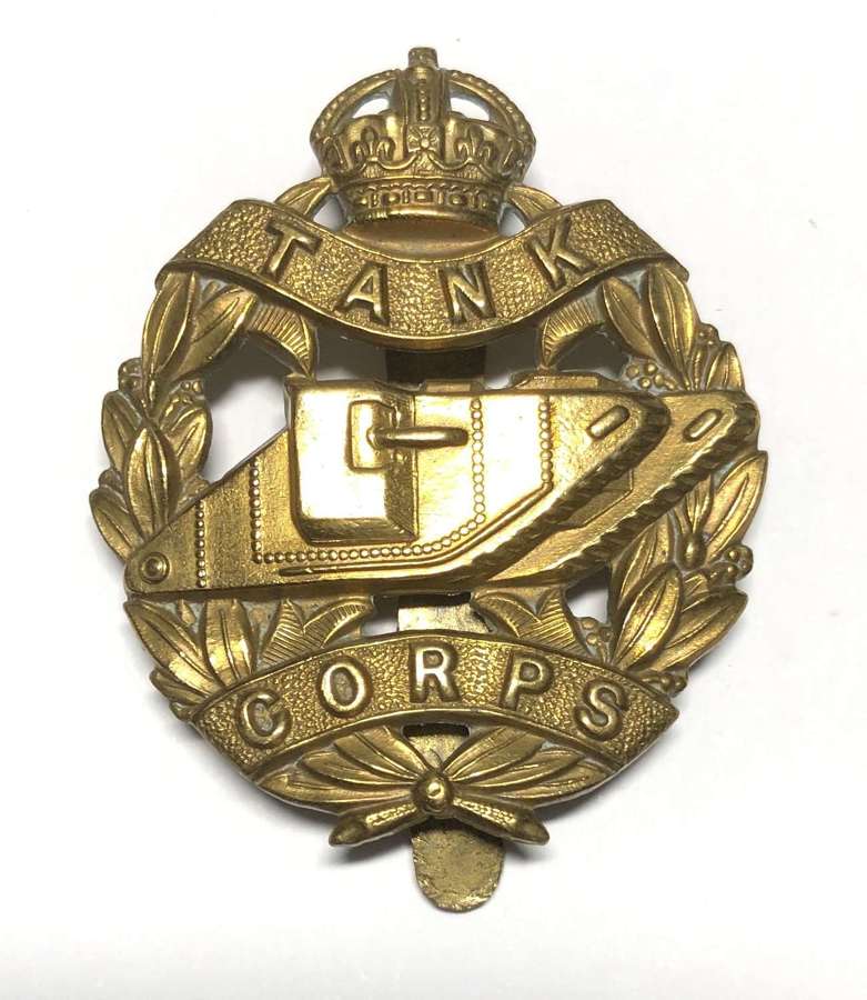 Tank Corps WW1 cap badge c1917