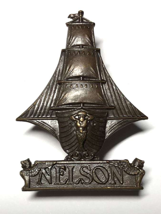 Nelson Battalion, Royal Naval Division RND WW1 OSD collar badge