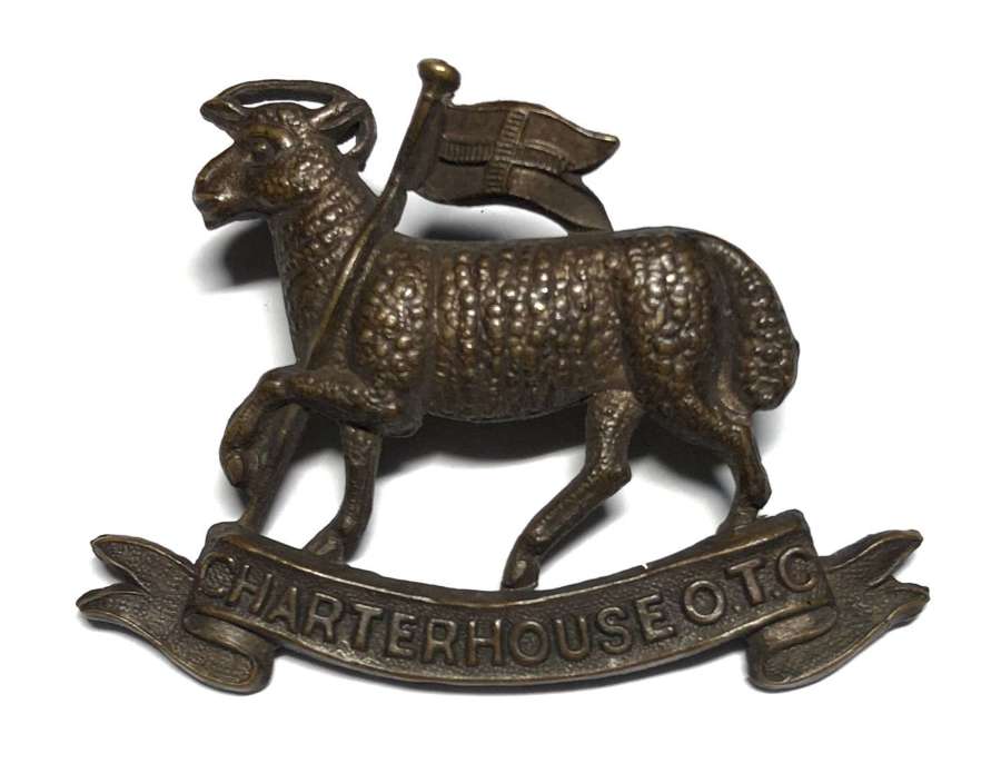 Charterhouse School OTC Surrey cap badge circa 1908-20