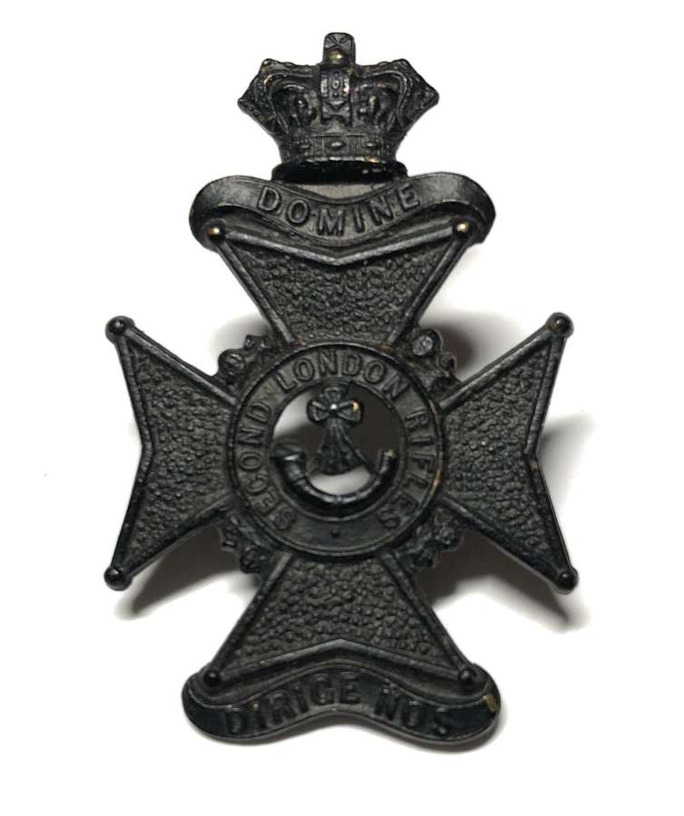 2nd  or Second City of London Rifles Victorian cap badge