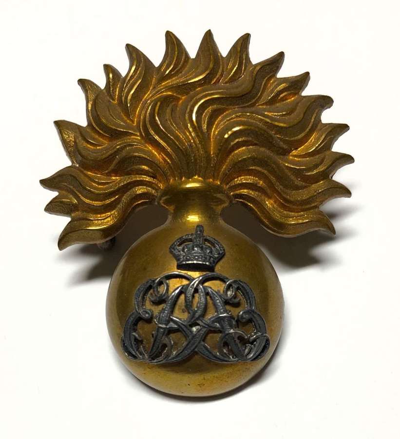 Grenadier Guards Edwardian Warrant Officer’s cap badge circa 1901-10