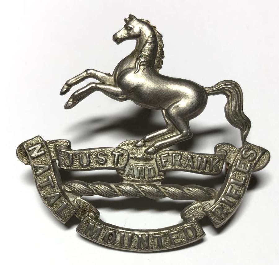South Africa. Natal Mounted Rifles cap badge circa 1902-13