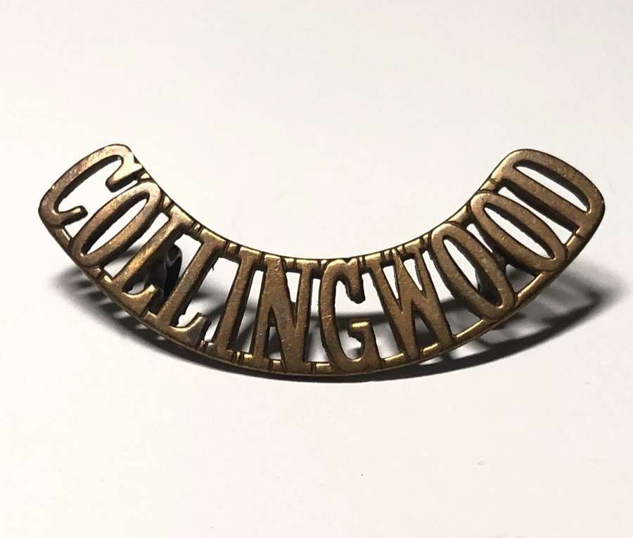 COLLINGWOOD rare WW1 Royal Naval Division 1914-15 shoulder title
