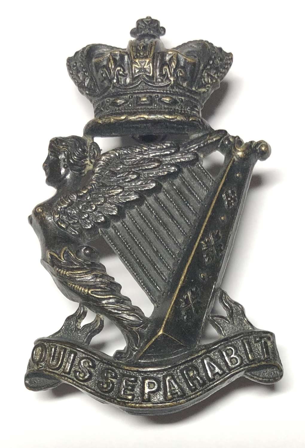 Royal Irish Rifles Victorian pagri badge circa 1881-1901