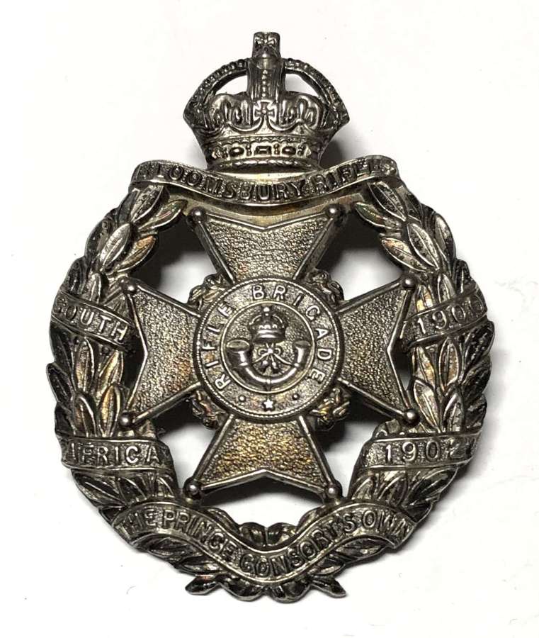 Bloomsbury Rifles Officer's cap badge circa 1905-08 only