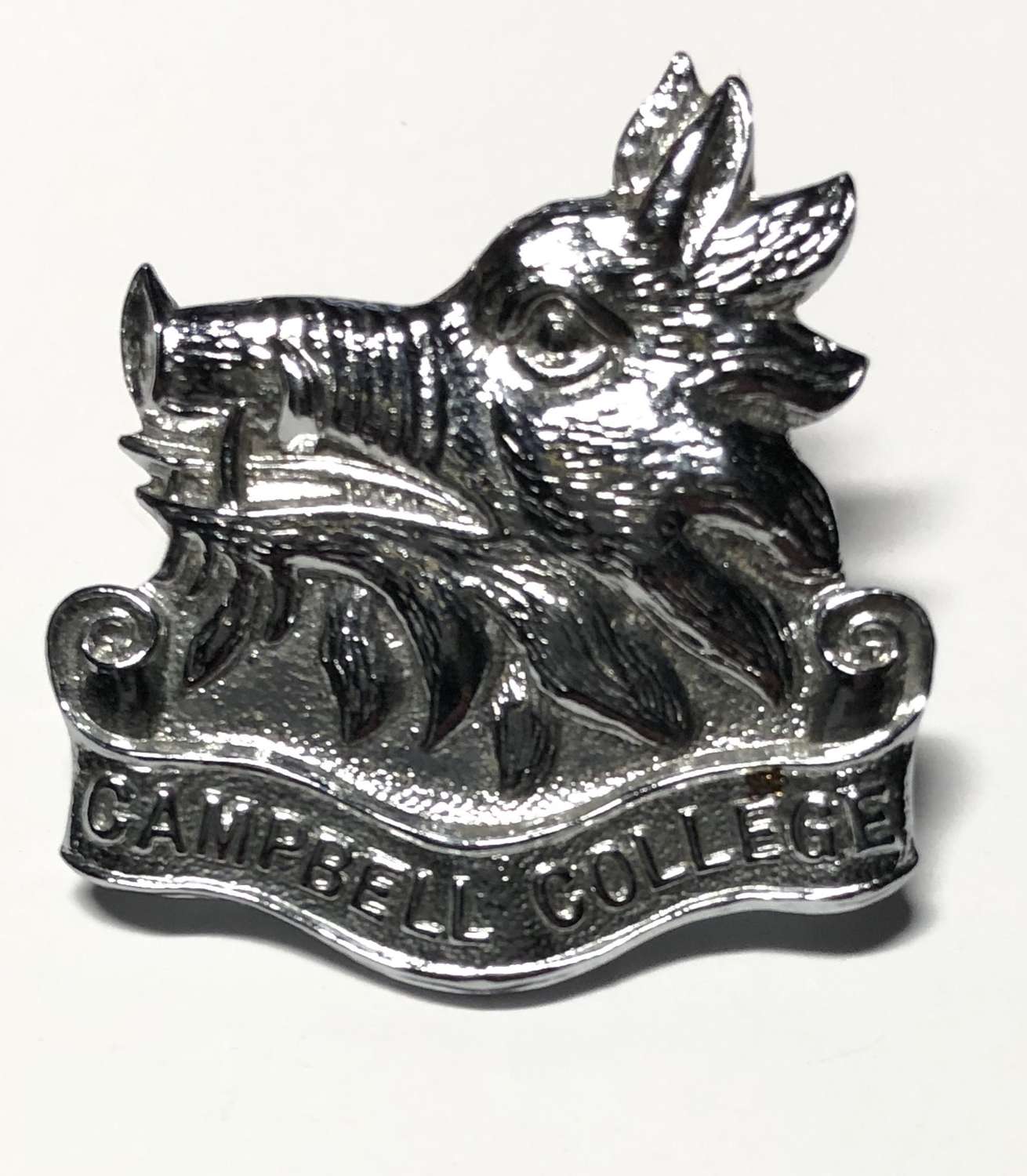 Campbell College OTC 2nd pattern cap badge