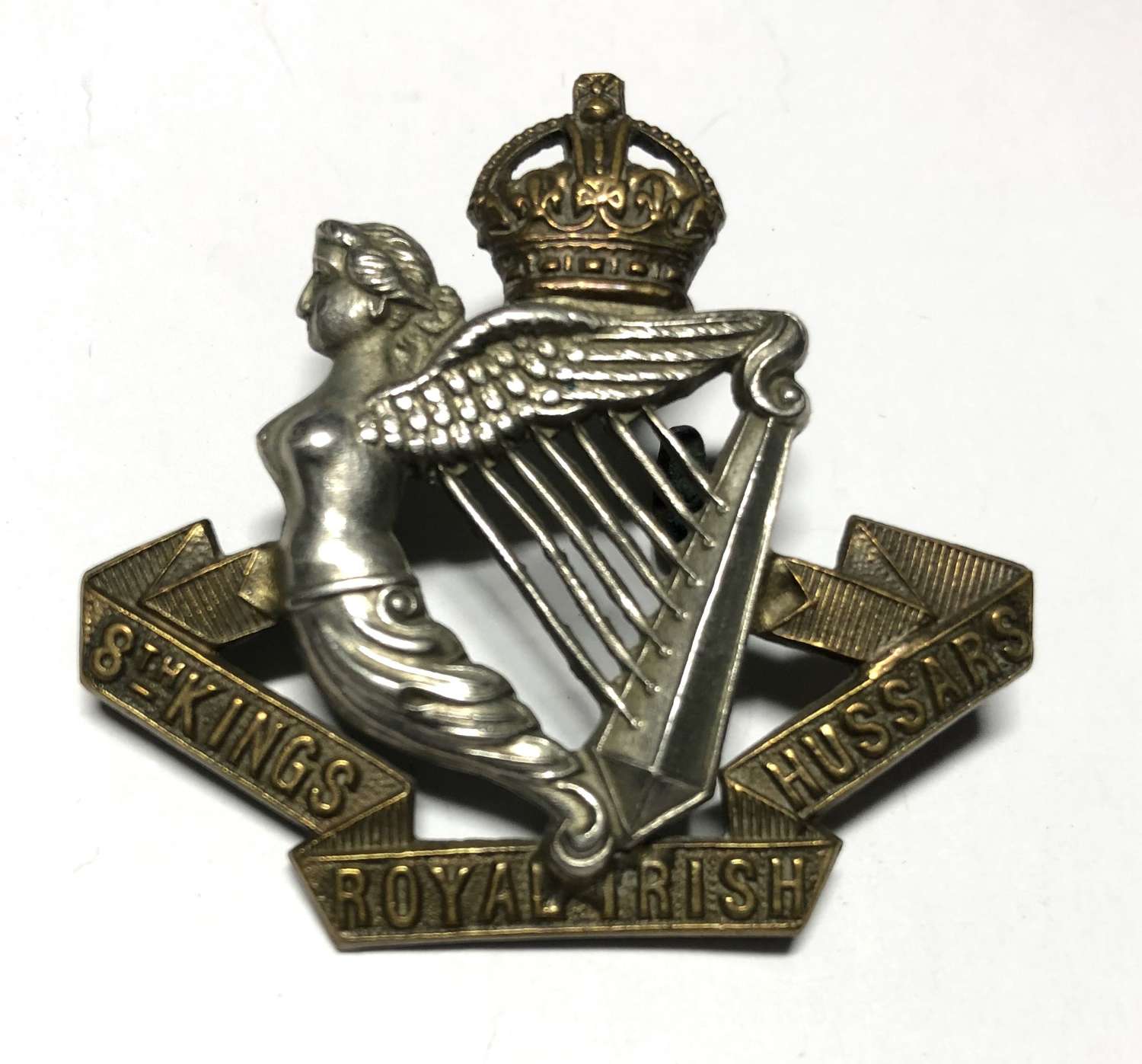 8th King’s Royal Irish Hussars Victorian cap badge circa 1901-52