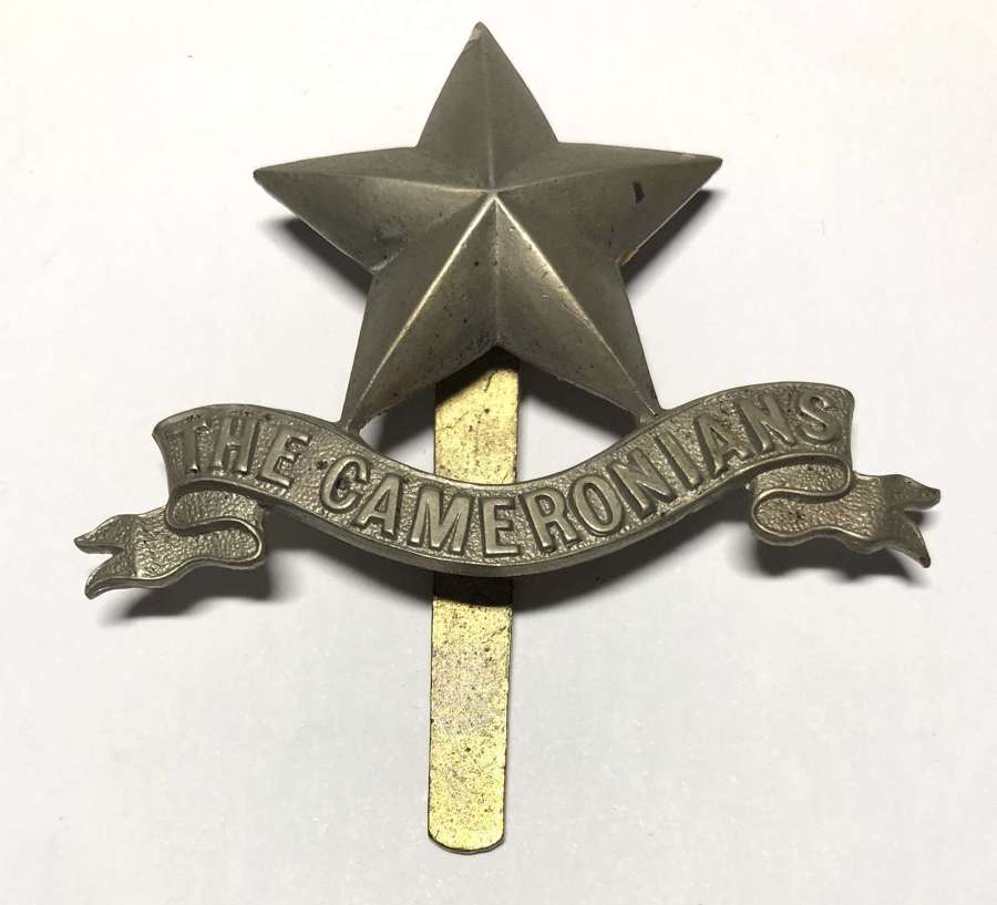 Cameronians (Scottish Rifles) pre 1921 1st Bn. piper’s glengarry badge