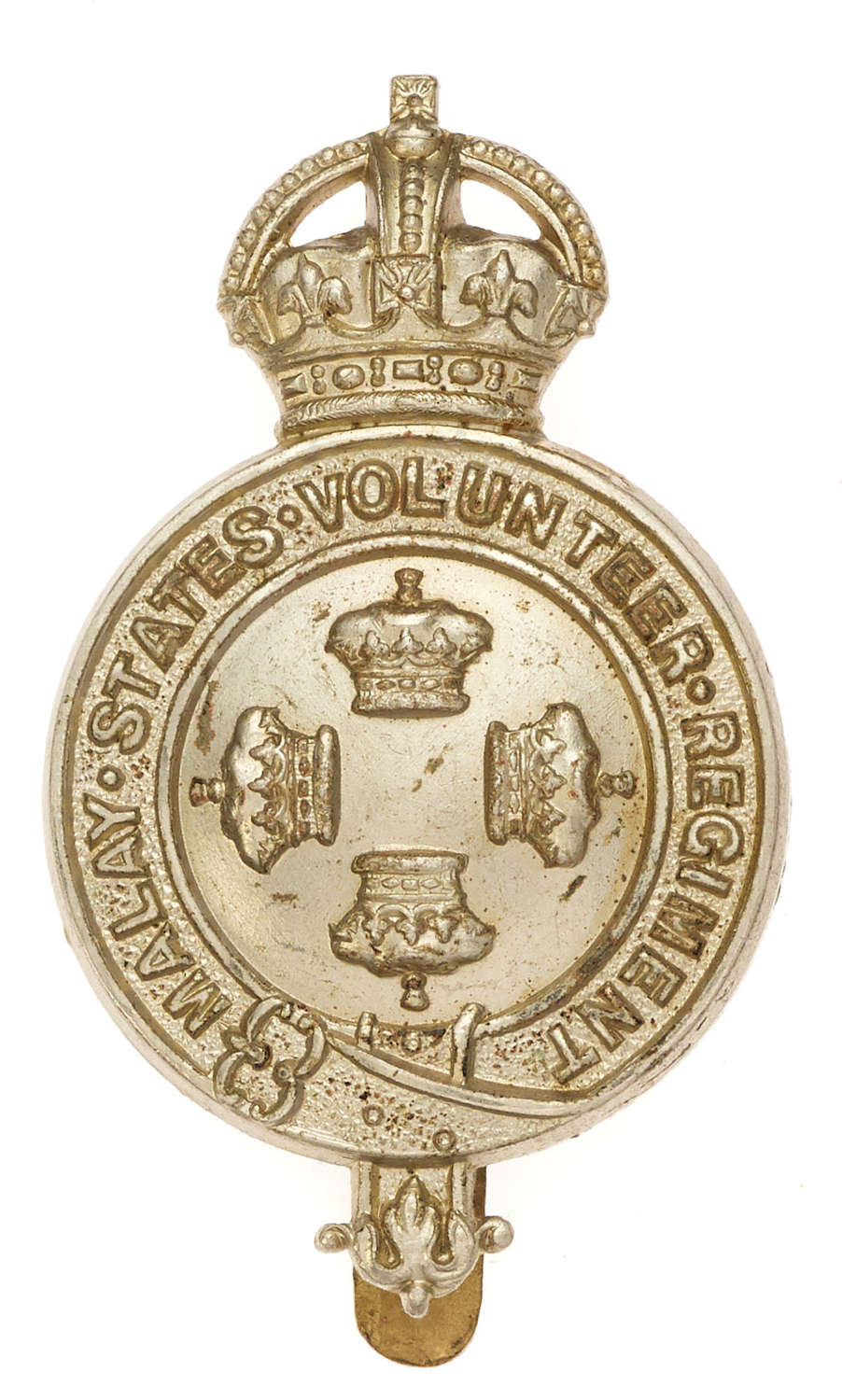 Malay States Volunteer Regiment cap badge c1921-36