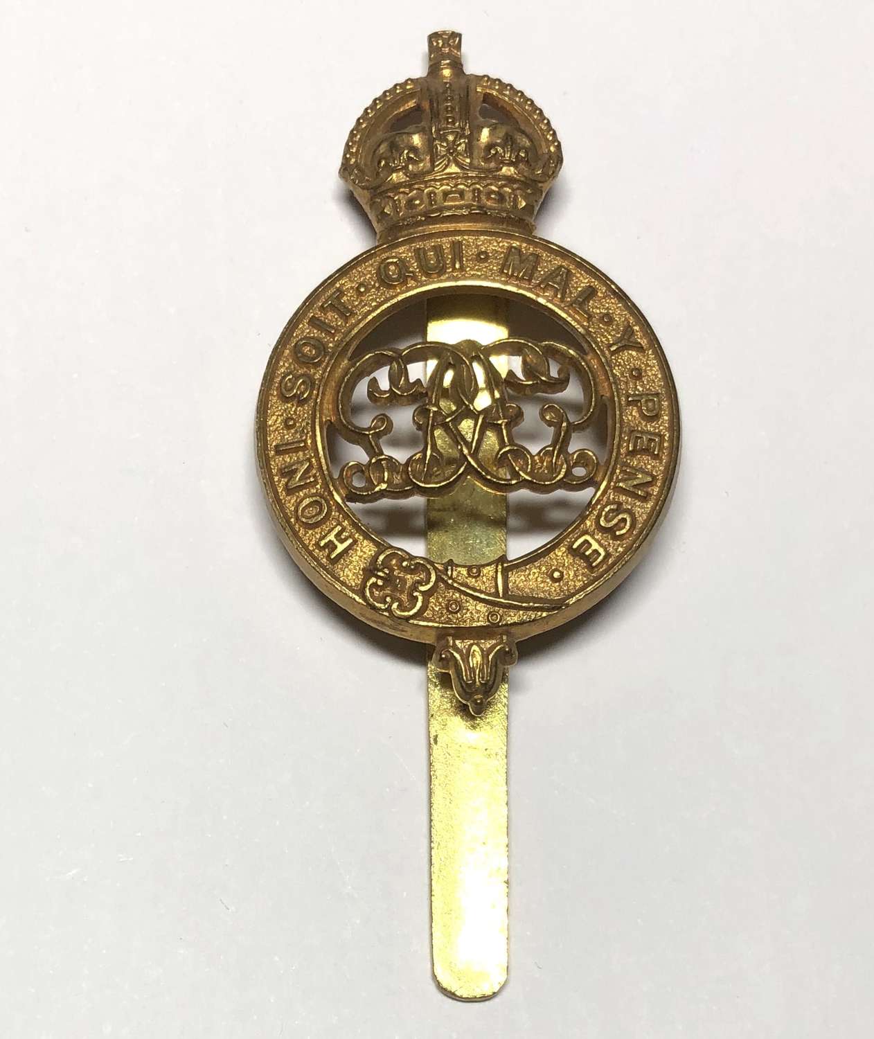 Grenadier Guards George V pagri badge circa 1910-35 by Firmin