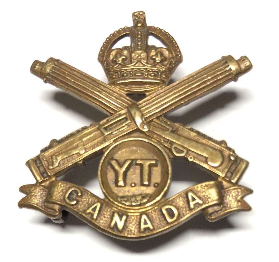 Canadian. Boyles Yukon Machine Gun Battery rare WW1 badge by Gaunt