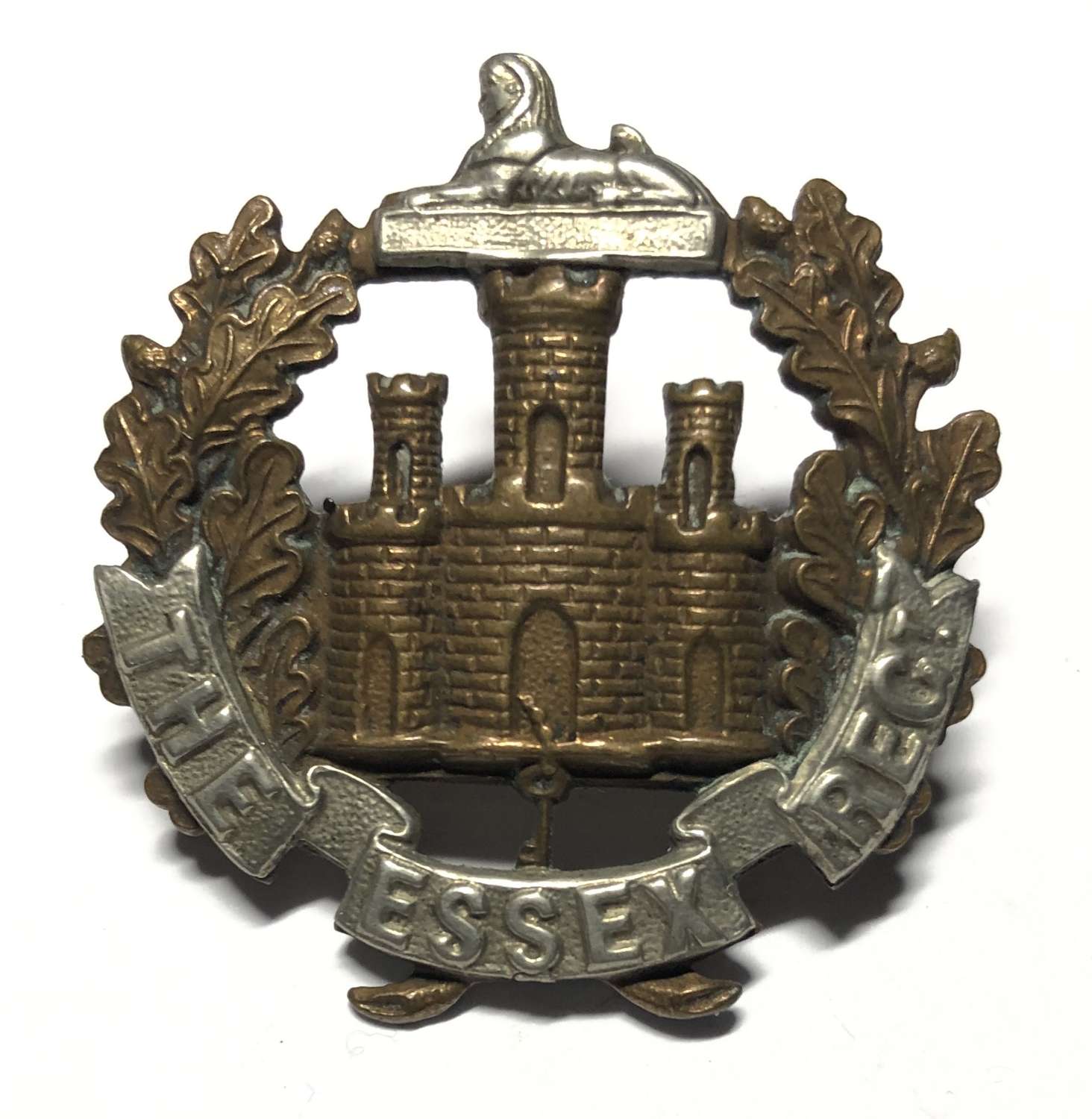 8th (Cyclist) Bn. Essex Regiment post 1911 cap badge