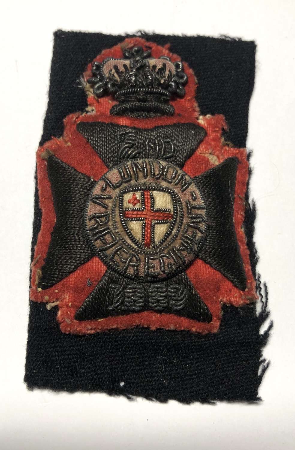 2nd London Rifle Regiment Victorian 1889 shooting award badge