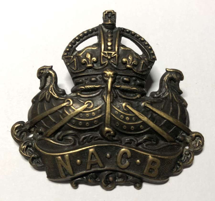 Naval and Army Canteens Board post 1917 WW1 cap badge